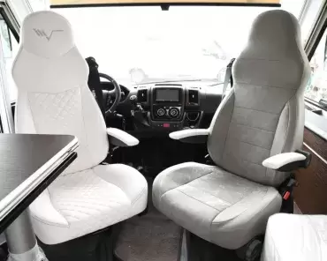 Fiat Ducato año: 2000 - 2022 Fundas de asiento para autocaravana, Grace en  gris MH-1015